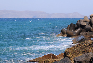 Image showing Seawall in the Port