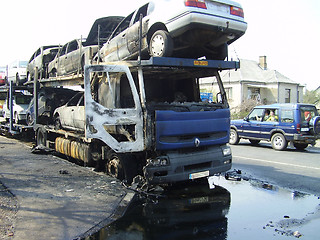 Image showing accident