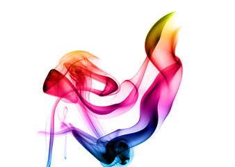 Image showing Colored Abstraction. Smoke pattern