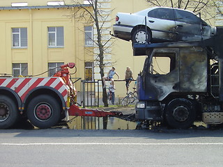 Image showing accident