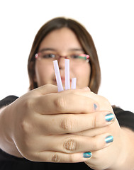 Image showing Drawing Straws