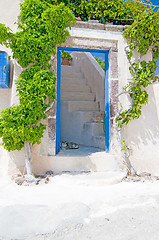 Image showing Santorini beautiful buildings