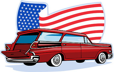 Image showing american station wagon 