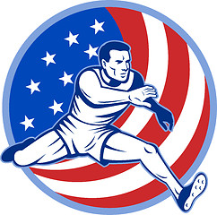 Image showing American track and field athlete