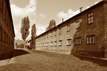 Image showing Auschwitz Birkenau concentration camp.