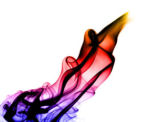 Image showing Gradient colored Abstract smoke