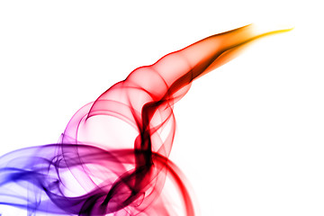 Image showing Fume shapes colored with gradient