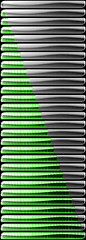 Image showing Green download and upload bars collection