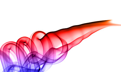 Image showing Colored Abstract fume pattern