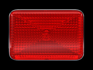 Image showing Red button or headlight