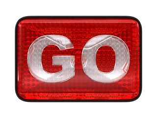 Image showing Go button or headlight