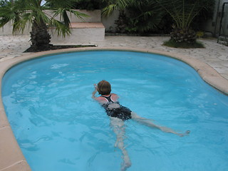 Image showing In the pool.