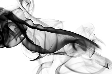 Image showing Fume shape Abstraction on white