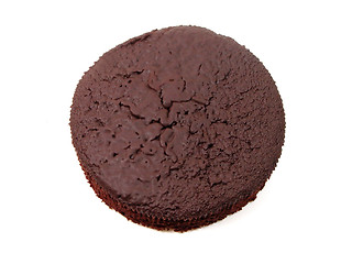 Image showing Chocolate cake upper view