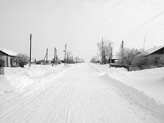 Image showing winter village
