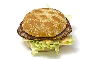 Image showing Delicious hamburger