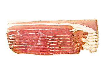 Image showing Sliced bacon 