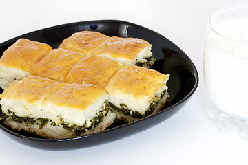 Image showing Spinach pie