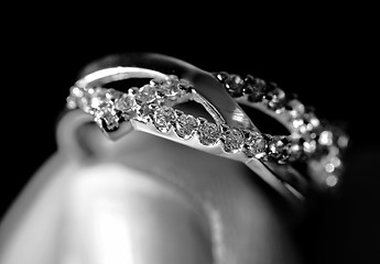 Image showing White gold Ring