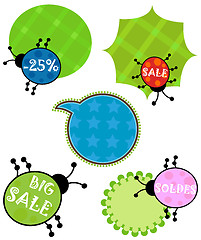 Image showing discount labels
