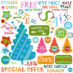 Image showing winter sales