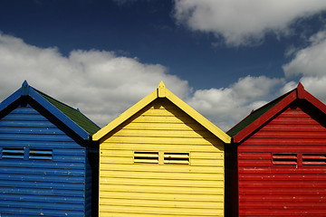 Image showing Beach Huts