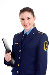 Image showing girl in uniform