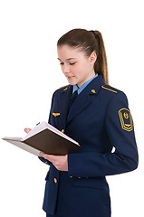 Image showing girl in uniform