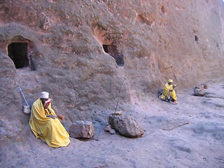 Image showing Ethiopian monks