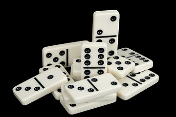 Image showing Bunch of dominoes