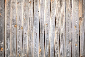 Image showing Textured background of old wooden fence