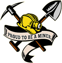 Image showing coal miner hardhat hat