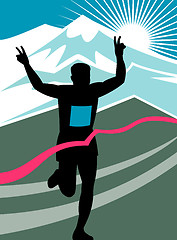 Image showing Marathon runner