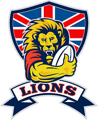 Image showing British Lion  rugby