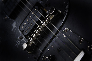 Image showing detail of guitar as very nice musical background