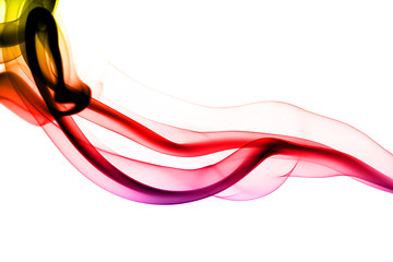 Image showing Colorful fume abstract pattern