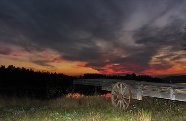 Image showing Carriage Sunset