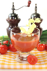 Image showing Tomato juice