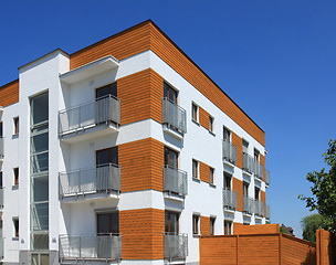 Image showing Contemporary apartment building