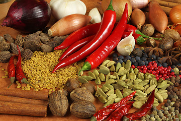 Image showing Spices and herbs