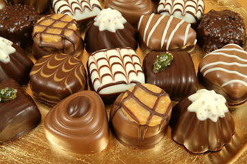 Image showing Assorted chocolates