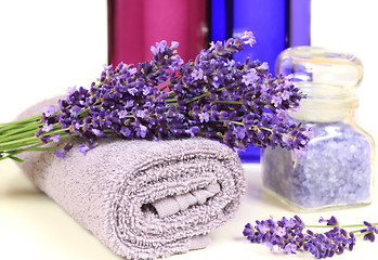 Image showing Lavender spa