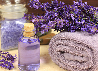 Image showing Lavender spa