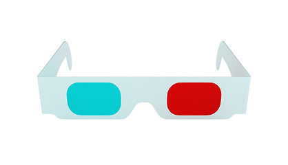 Image showing Stereoscopic 3D glasses for 3DTV isolated