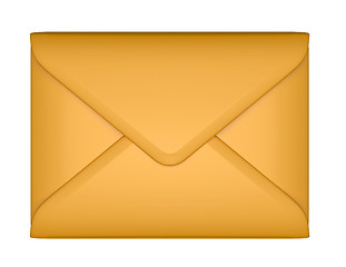 Image showing Mail and post - sealed paper envelope isolated