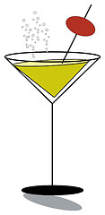 Image showing Martini glass