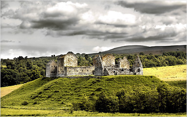 Image showing Scottish castle ruins