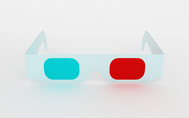 Image showing 3D cinema glasses for three-dimensional content 