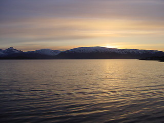 Image showing midnight sun