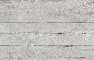 Image showing Wallpaper of gray planks with rough old paint